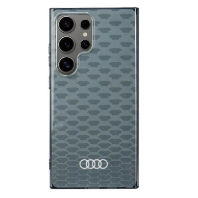 Audi IML Stitching Pattern MagSafe Dėklas S24 Ultra S928 Pilkas/Pilkas hardcase AU-IMLMS24U-Q5/D3-GY