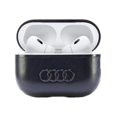 Audi Odinis Big Logo AirPods Pro 2 cover Juodas/Juodas AU-APP2-GT/D3-BK 1