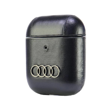 Audi Odinis Big Logo Dėklas skirtas AirPods 1 / 2 - Juodas 2