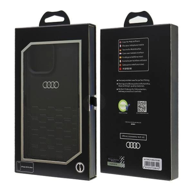 Audi Synthetic Odinis iPhone 16 Pro Max 6.9&quot; Juodas/Juodas hardcase AU-TPUPCIP16PM-GT/D2-BK 6