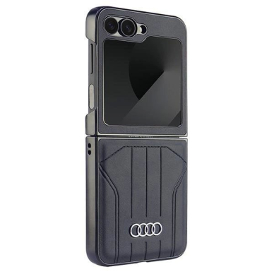 Audi Synthetic Odinis MagSafe Dėklas skirtas Samsung Galaxy Z Atverčiamas 6 - Juodas 2