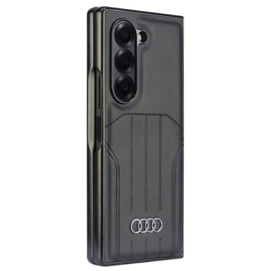 Audi Synthetic Odinis MagSafe Dėklas skirtas Samsung Galaxy Z Fold 6 - Juodas 3