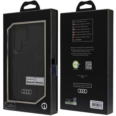 Audi Synthetic Odinis MagSafe S24 Ultra S928 Juodas/Juodas hardcase AU-TPUPCMS24U-Q5/D1-BK 6