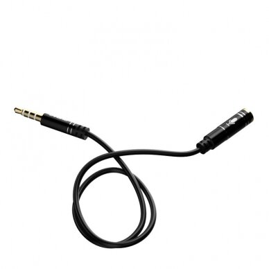 Audio kabelis Dudao AUX - 3.5 mm mini jack Juodas 4
