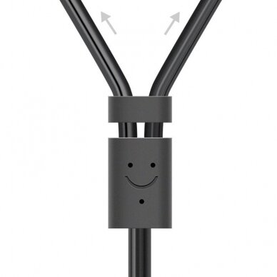 Audio kabelis Ugreen 3,5 mm mini jack (female) - 2RCA (male) audio cable 25 cm pilkas (AV102 10561) 1