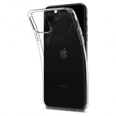 Aukštos Kokybės Dėklas Spigen Liquid Crystal Iphone 11 Pro Crystal Clear Skaidrus 4