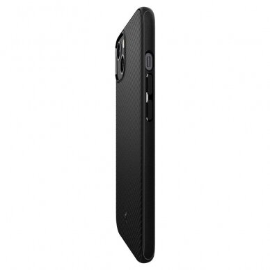 Iphone 13 Aukštos kokybės dėklas Spigen Mag Armor  MagSafe compatible Juodas 6