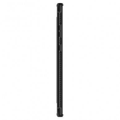 Aukštos Kokybės Dėklas Spigen Rugged Armor Galaxy Note 10+ Plus Matte Juodas DZWT2129 5