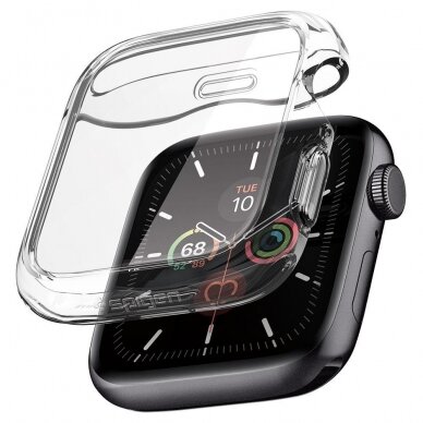 AUKŠTOS KOKYBĖS DĖKLAS Spigen Ultra Hybrid Apple Watch 4/5/6/SE (40MM) permatomas 2