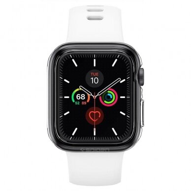 AUKŠTOS KOKYBĖS DĖKLAS Spigen Ultra Hybrid Apple Watch 4/5/6/SE (40MM) permatomas 3