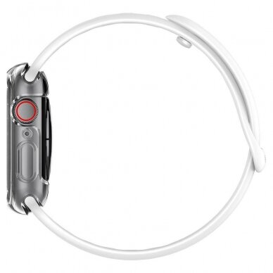 AUKŠTOS KOKYBĖS DĖKLAS Spigen Ultra Hybrid Apple Watch 4/5/6/SE (40MM) permatomas 5