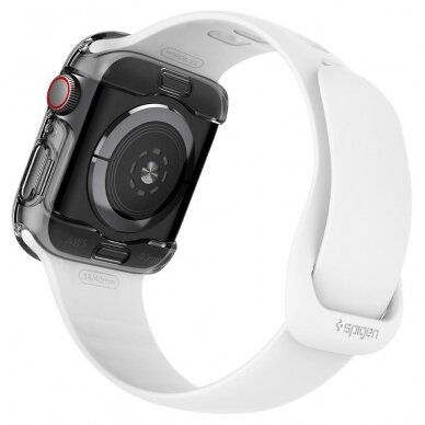 AUKŠTOS KOKYBĖS DĖKLAS Spigen Ultra Hybrid Apple Watch 4/5/6/SE (40MM) permatomas 6