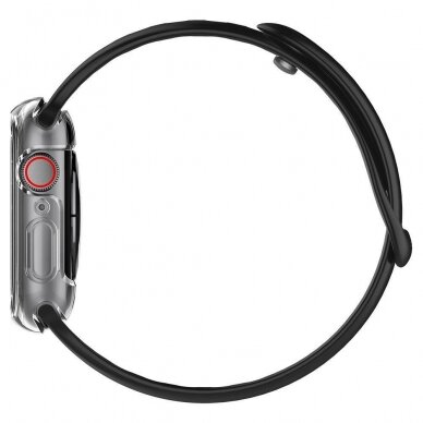 AUKŠTOS KOKYBĖS DĖKLAS Spigen Ultra Hybrid Apple Watch 4/5/6/SE (44mm) permatomas 4