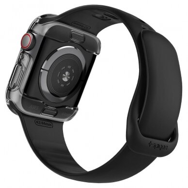 AUKŠTOS KOKYBĖS DĖKLAS Spigen Ultra Hybrid Apple Watch 4/5/6/SE (44mm) permatomas 6