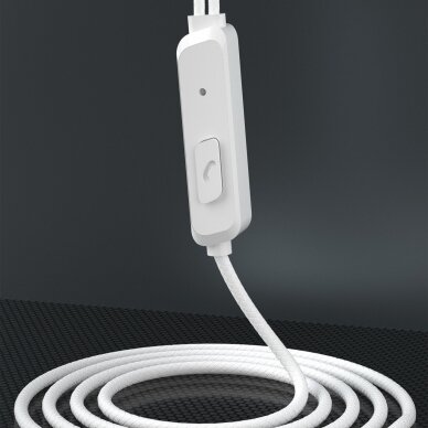 Akcija! Ausinės Dudao wired headphones USB Type C 1.2m Baltos (X3B-W) 8
