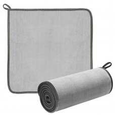 Baseus Microfiber Towel To Dry Washing Car 40 Cm X 40 Cm Pilkas (Crxcmj-0G)