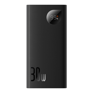 Baseus Adaman2 power bank with digital display 10000mAh 30W 2 x USB / 1x USB Type C Overseas Edition PD QC SCP Juodas (PPAD040101) 2