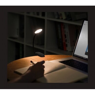 Baseus mini LED Skaitymo Lempa Su Spaustuku Pilka (DGRAD-0G) 15