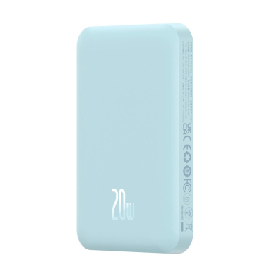 Baseus mini power bank 5000mAh 20W + USB-C Kabelis (20V/3A) - blue