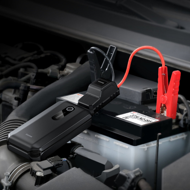 Baseus power bank Power Starter Jump Starter booster 1000mAh 12V (1000A / 500A) + crocodile clips black (CGNL020101) 9