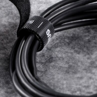 Baseus Rainbow Circle hook and loop Straps - Velcro tape velcro cable organizer 1m black (ACMGT-E01) 11