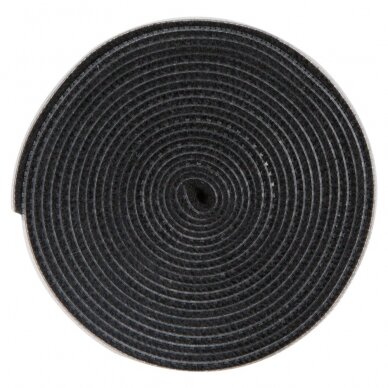 Baseus Rainbow Circle Velcro Straps Juosta Skirta Kabelių Tvarkai Palaikyti 3M Juodas (Acmgt-F01) UGLX912 1