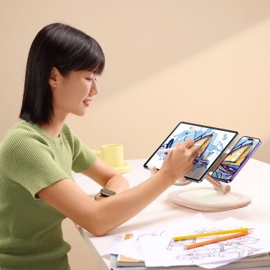 Baseus Seashell Series adjustable tablet/phone stand - pink 10