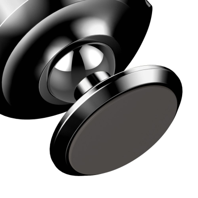 Baseus Small Ears Universalus Magnetinis Automobilinis Telefono Laikiklis Tvirtinamas Ant Panelės Juodas (Suer-B01) 6