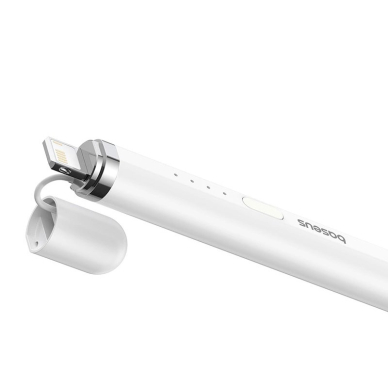 Baseus Smooth Writing 2 stylusactive tipiPad + USB-A - Lightning Kabelisreplaceable tip - baltas 2