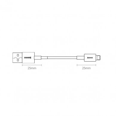 Baseus Superior Cable USB - Lightning 2,4A 1,5 m White (CALYS-B02) 16