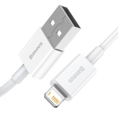 Baseus Superior Cable USB - Lightning 2,4A 1,5 m White (CALYS-B02) 2