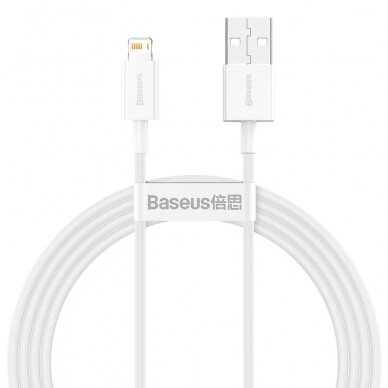 Baseus Superior Cable USB - Lightning 2,4A 1,5 m White (CALYS-B02)