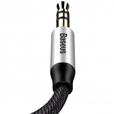Baseus Yiven M30 stereo AUX audio cable 3.5 mm male mini jack 1.5m silver-black (CAM30-CS1) 7