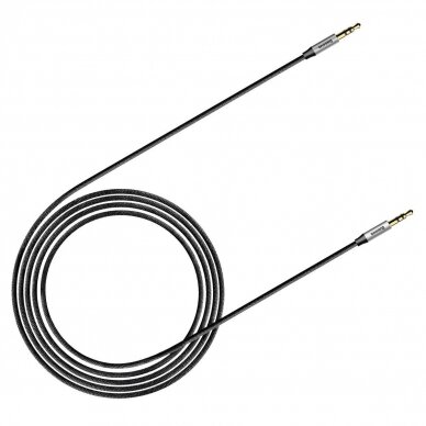 Baseus Yiven M30 stereo AUX audio cable 3.5 mm male mini jack 1.5m silver-black (CAM30-CS1) 8