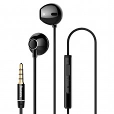 Bevielės ausinės Baseus Encok H06 Lateral Earphones Earbuds Headphones With Remote Control juodos