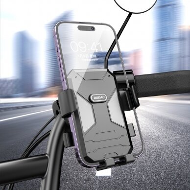 Bicycle / motorcycle phone holder Dudao F7C - black 8