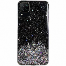 Samsung Galaxy A42 Blizgus TPU dėklas Wozinsky Star Glitter juodas