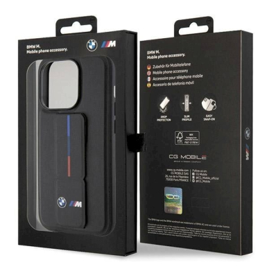 BMW Grip Hot Stamp Dėklas skirtas iPhone 15 Pro Max - Juodas 7