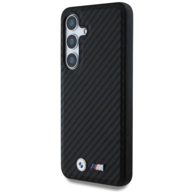 BMW Odinis Carbon MagSafe Dėklas skirtas Samsung Galaxy S25 - Juodas 1