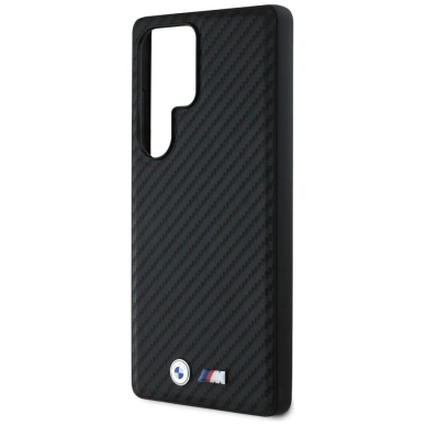 BMW Odinis Carbon MagSafe Dėklas skirtas Samsung Galaxy S25 Ultra - Juodas 5