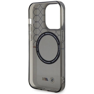 BMW Pattern MagSafe Dėklas skirtas iPhone 15 Pro Max - Pilkas 6