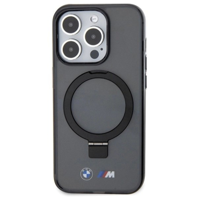 BMW Ring Stand M Collection MagSafe Dėklas skirtas iPhone 15 Pro - Juodas 2