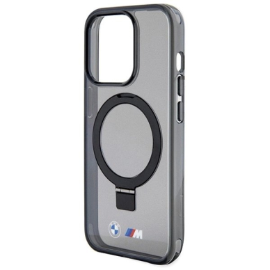 BMW Ring Stand M Collection MagSafe Dėklas skirtas iPhone 15 Pro - Juodas 5
