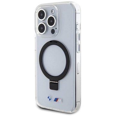 BMW Ring Stand M Collection MagSafe Dėklas skirtas iPhone 15 Pro - Permatomas 1