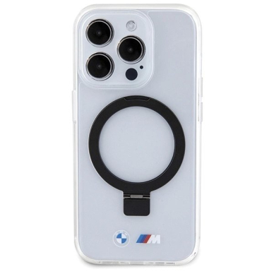 BMW Ring Stand M Collection MagSafe Dėklas skirtas iPhone 15 Pro - Permatomas 2