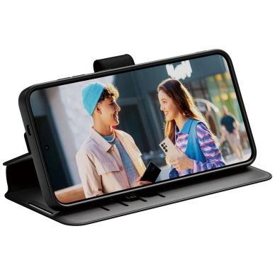CARE by PanzerGlass Feature Piniginės tipo su atrama Dėklas skirtas Samsung Galaxy S25+ - Juodas 3
