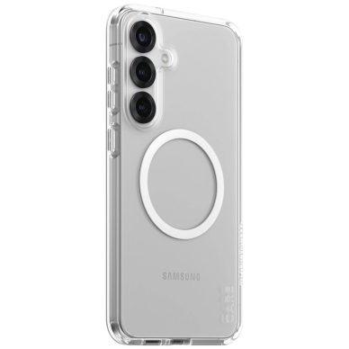 CARE by PanzerGlass Flagship Urban Combat Baltas QI Dėklas skirtas Samsung Galaxy S25+ - Permatomas 1