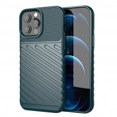 Iphone 13 Pro Max Dėkals Thunder Case Flexible  žalias