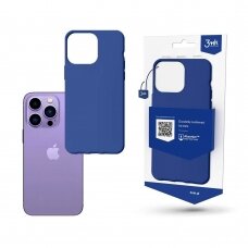 Iphone 14 Pro Dėklas 3mk Matt Case Apple  Mėlynas