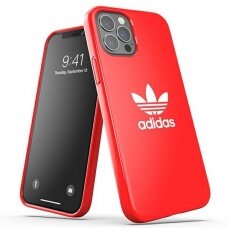 Akcija! Dėklas Adidas OR SnapCase Trefoil iPhone 12/12 Pro raudonas 42293